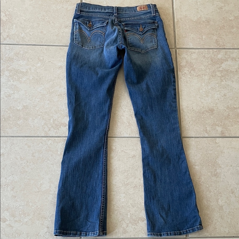 Levi's Women's Boot Cut Jeans in Deep Blue